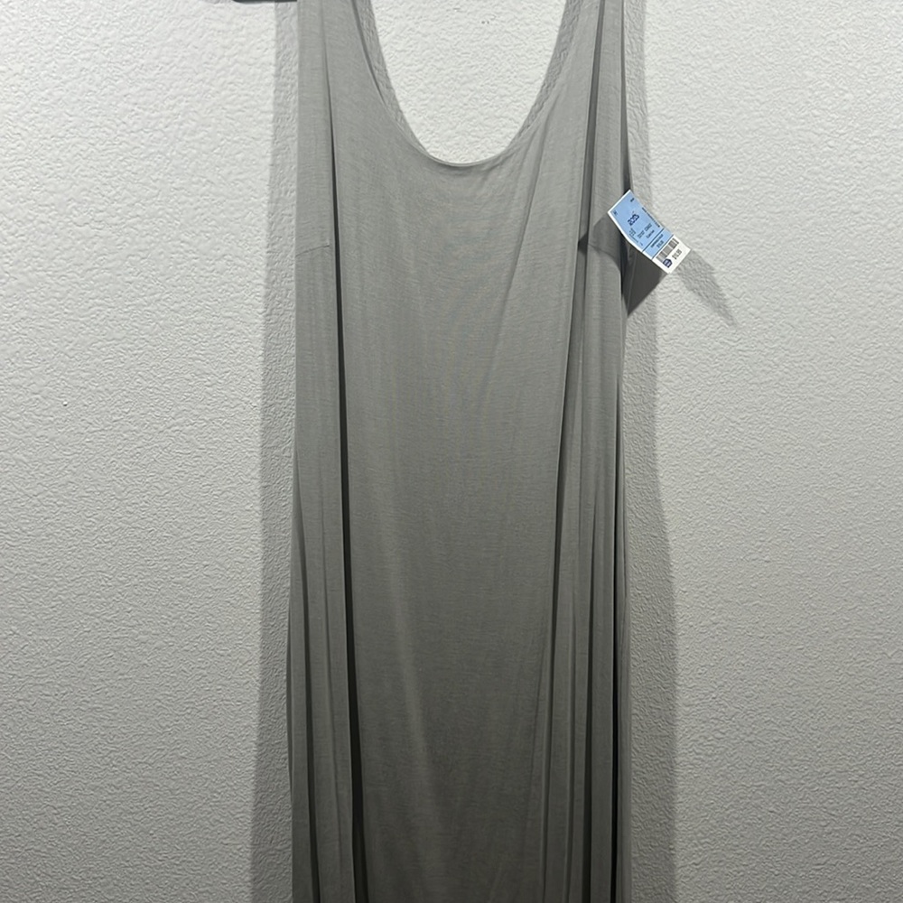 New with tag Popular Basics long gray dress
